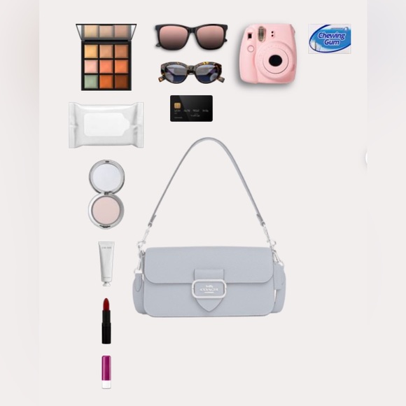 Coach Morgan Shoulder Bag Blue Mist - Picture 9 of 9